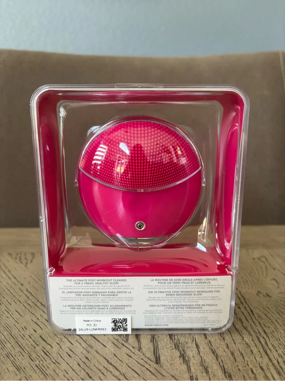 FOREO LUNA Mini 3 Smart Facial Cleansing Massager NIB Pink